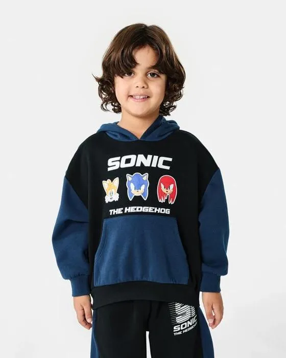 Licence sonique surdimensionné Imprimer Hoodie