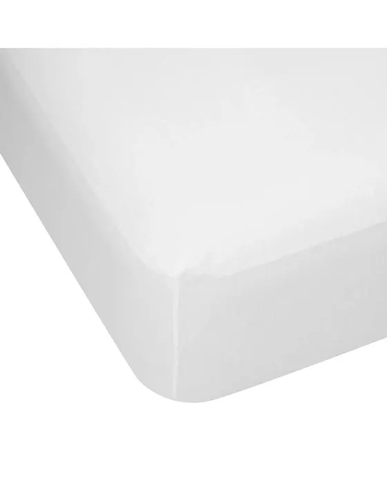 250 Fil Count coton feuille riche en tissu - lit Queen, blanc