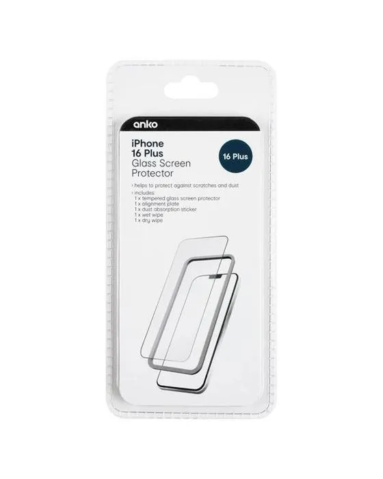 iPhone 16 Plus Protecteur d'écran en verre