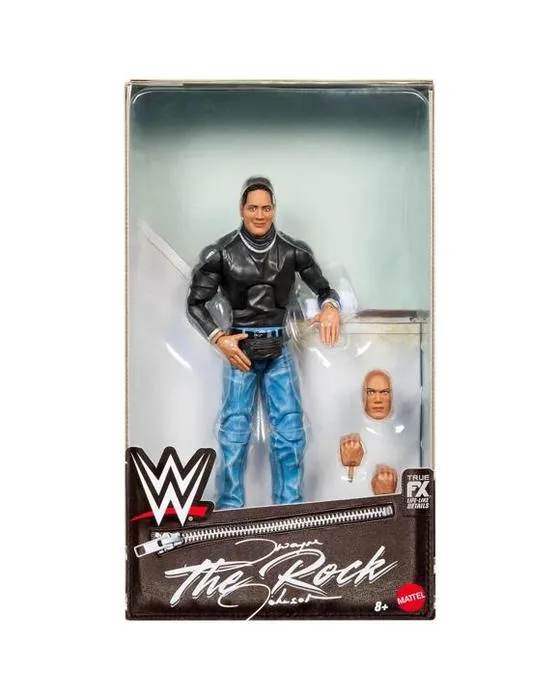 Collection WWE Elite Le Rocher avec Fanny Pack Figure Action