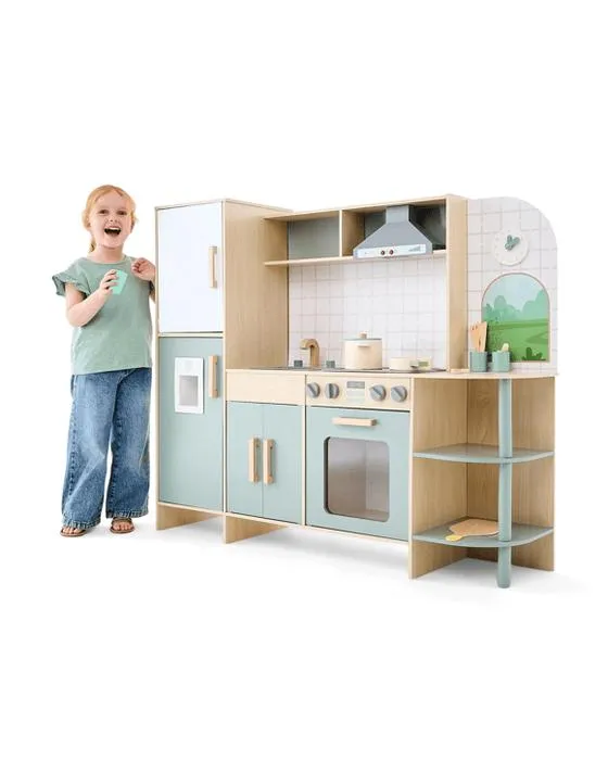 Cuisine interactive en bois