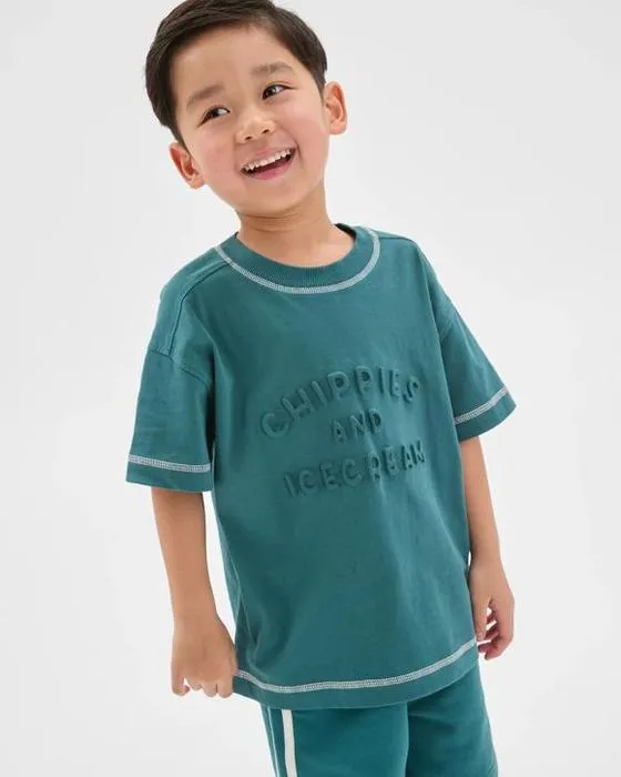 Cible Enfants Australien coton T-shirt surdimensionné