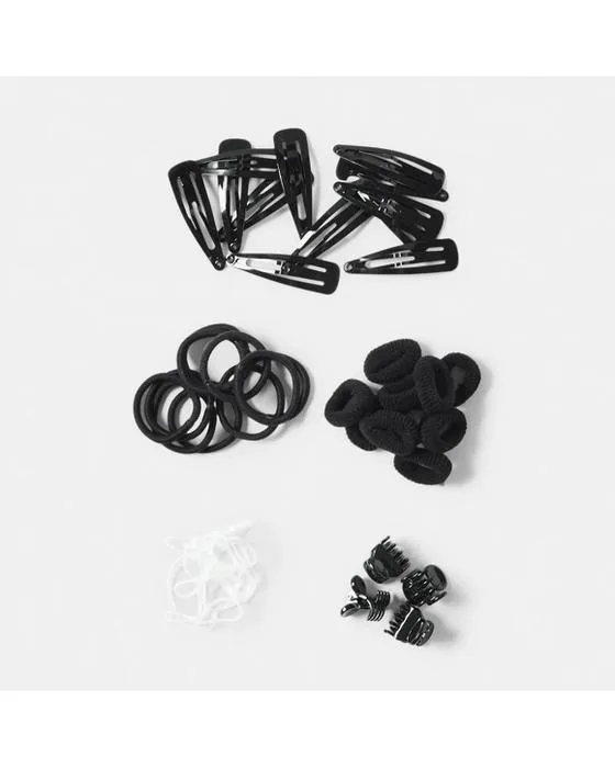 Accessoires pour cheveux OXX Haircare 46 Pack - Noir
