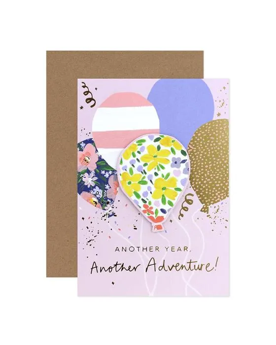 Connexions de la carte d'anniversaire Hallmark - une autre année, une autre aventure