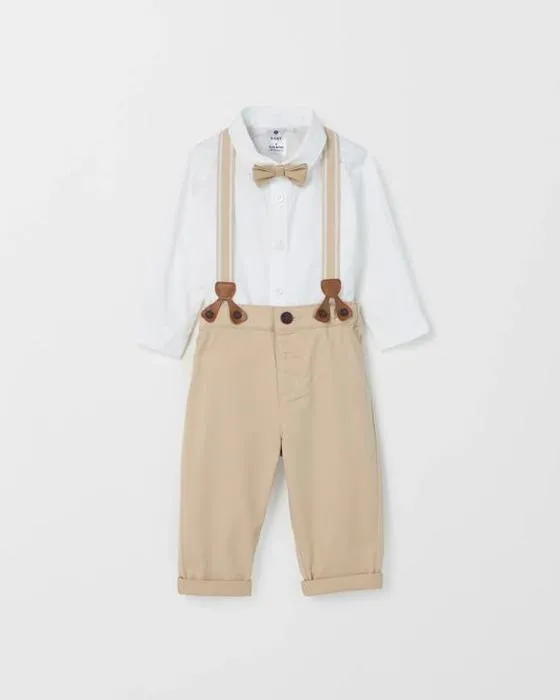Cible chemise bébé et pantalon avec des bretelles Smart 2 pièces