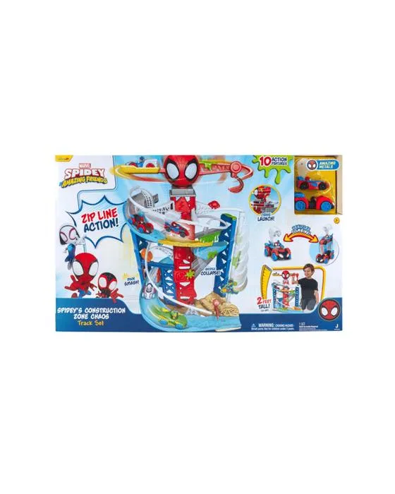 Marvel Spidey et ses amis incroyables Construction Zone Chaos Track Set