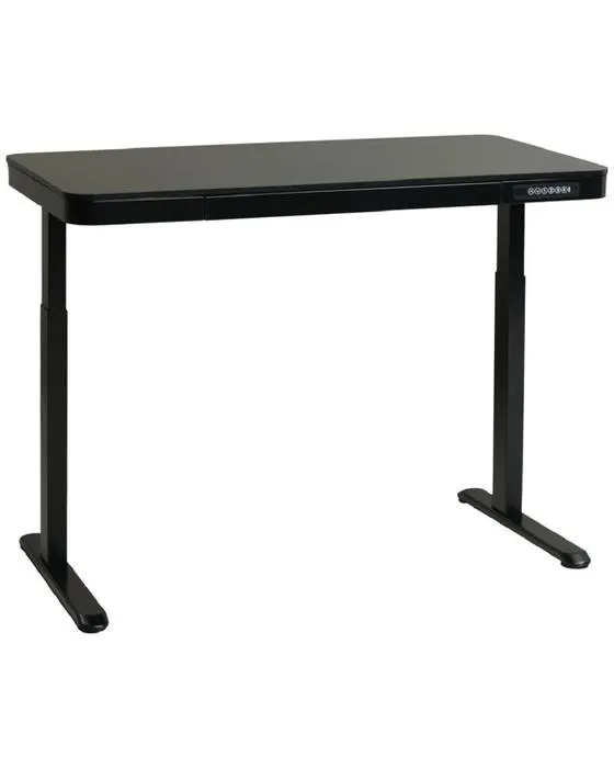 Bureau de siège électrique Newhaven avec tiroir de 1200mm Black Desk, tables et postes de travail