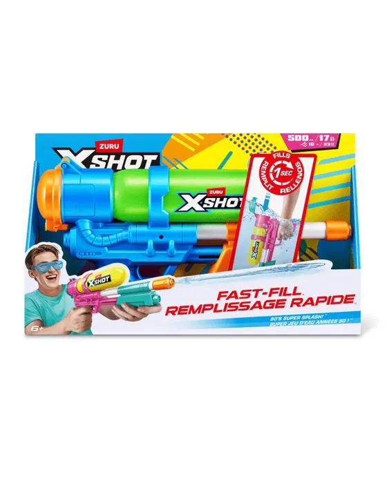 Zuru X-Shot Water Fast Rill 80s Super Splash Water Blaster