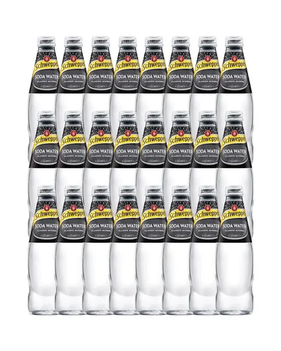 Schweppes Soda Water 300mL 24 Pack