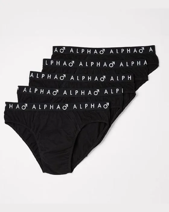 5 Pack hommes plus grande taille attachée élastique slips de bande de taille étendue