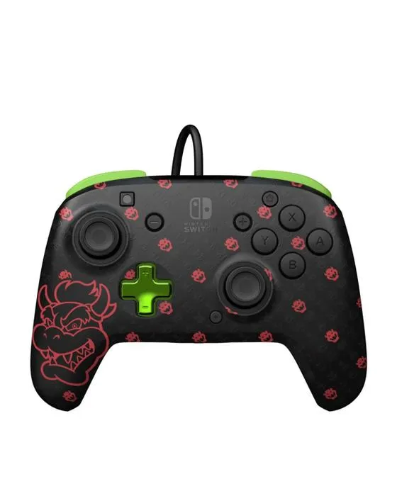 Turtle Beach Rematch Glow Wired Controller Bowser - Nintendo Switch - Noir