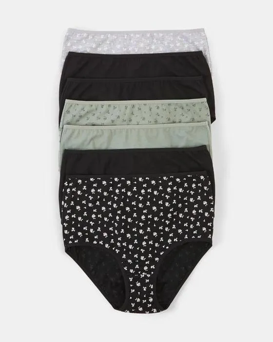 7 Packs de slip complet en coton