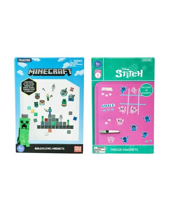 Magnets de mailles ou de minecraft sous licence - Assortiment