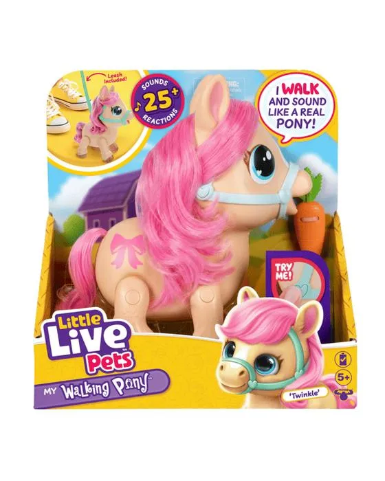 Petits animaux vivants Mon poney à pied - Twinkle