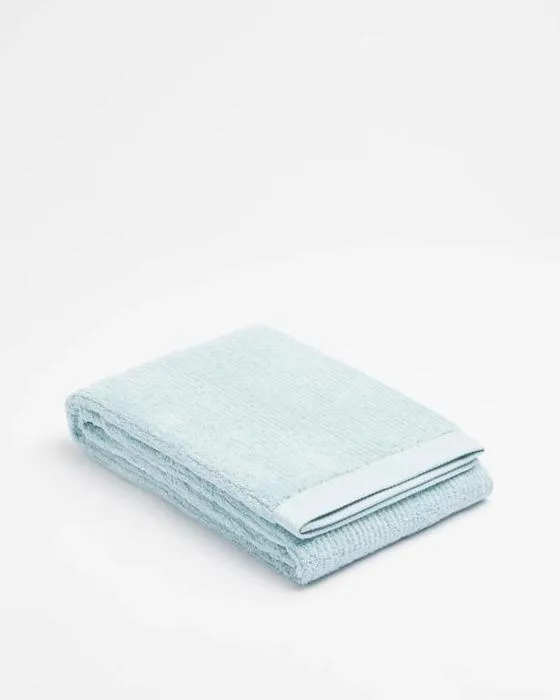 Cible Australien coton côtelé Serviette de bain - Piper - Bleu