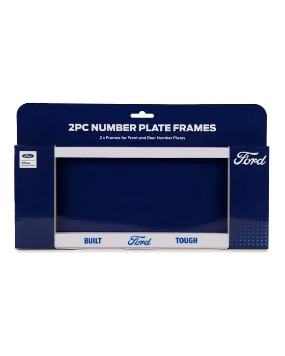 2 cadres de plaques de numéros Ford Pack