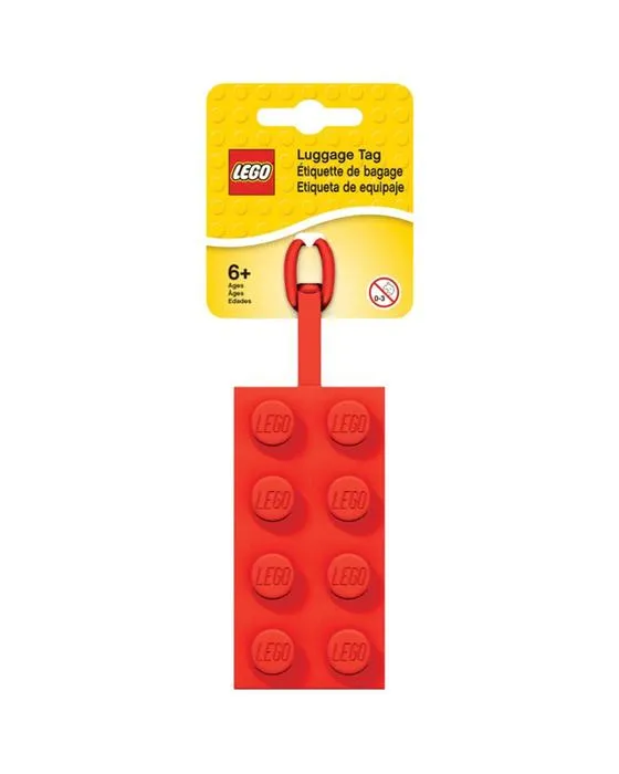 Lego Tag de bagages Brick rouge
