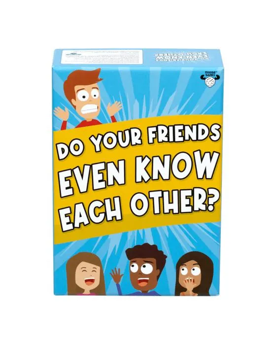 Vos amis se connaissent-ils? Jeu de cartes - naturel