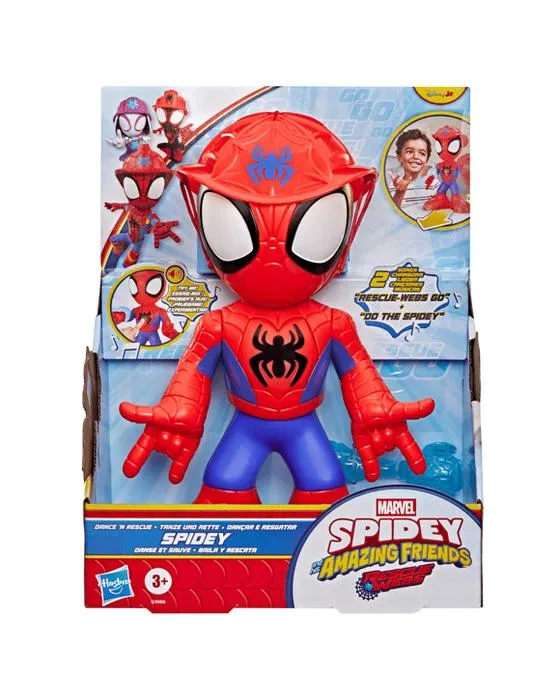 25cm Disney Junior Marvel Spidey et ses amis incroyables sites de sauvetage danse 'N sauvetage Spidey Figure
