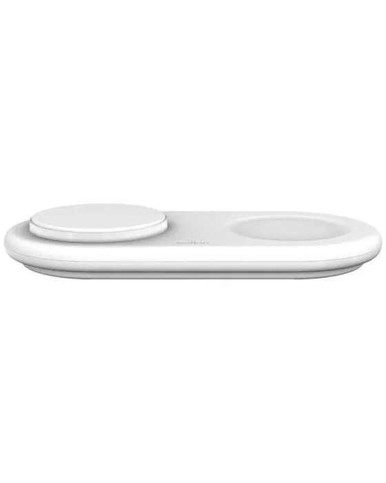Belkin Qi2 2-en-1 sans fil Pad de recharge 15w blanc
