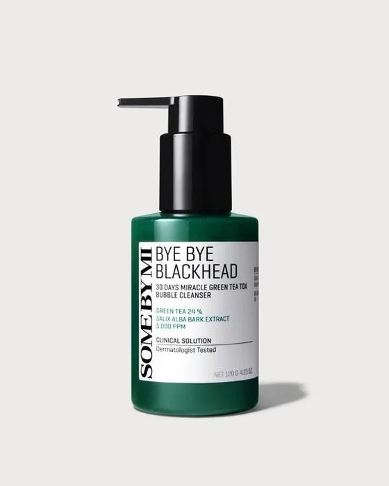 QUELQUES Adieu 30 jours Blackhead Miracle Bubble Cleanser 120g - Thé vert Tox