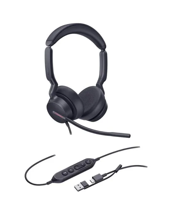 Casque double filaire Yealink UH46 noir