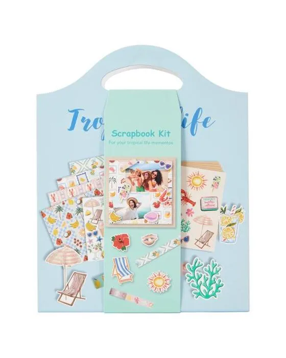 Trousse de livre de scrapbooks - Vie tropicale