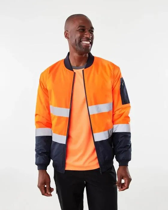 Veste de bombardage réfléchissante Hi-Visibilité