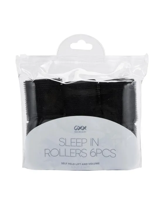 OXX Haircare 6 pièces sommeil dans les rouleaux - noir