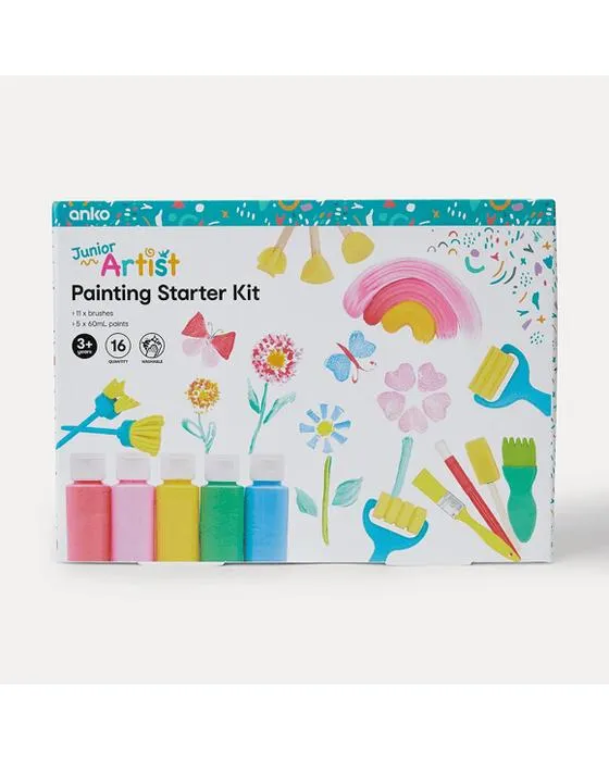 16 Pack de peinture artiste junior Kit de démarrage