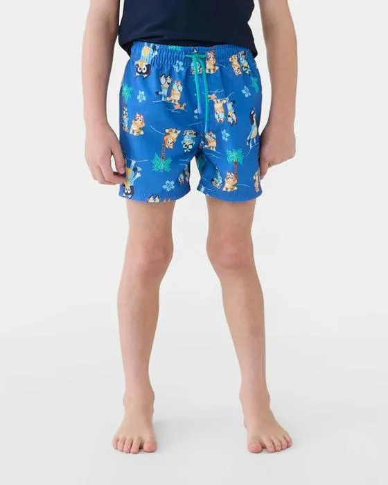 Bluey Licence Famille de shorts de tableau de correspondance