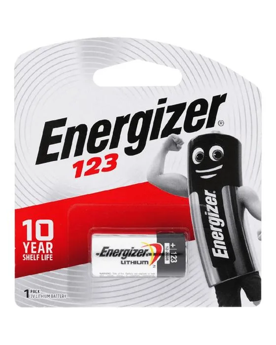 Energizer 123 Batterie photo au lithium