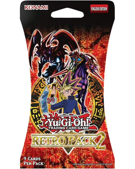 Konami Shonen Jump Yu-Gi-Oh! Jeu de cartes de trading: Pack Retro 2 Blister Pack (2025 réimpression)
