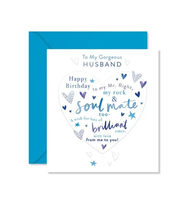 Carte d'anniversaire de Hallmark pour le mari