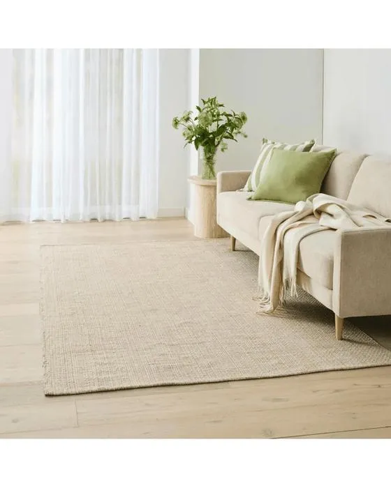Rug de rivière - Beige, Grand - 235cm x 160cm