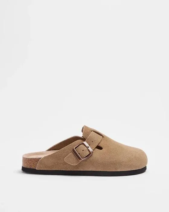 Cible femme en cuir moulé en liège Mule - Laylah