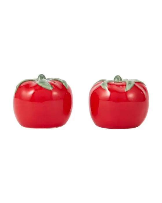 2 Packs de sel de tomate rouge et de poivre Shakers