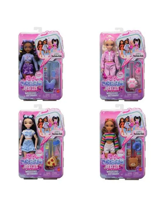 Barbie Dream Besties Week-end Escapade - Assortiment - Rose