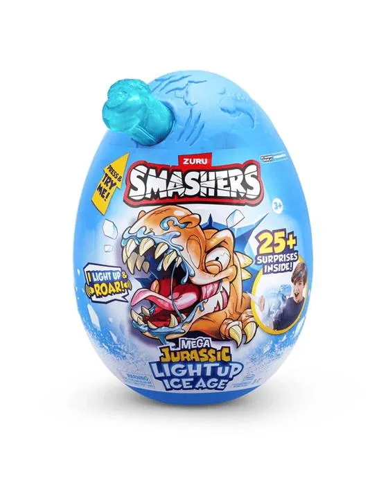 Zuru Smashers Mega Jurassic Lumière Âge de glace Œuf - Assortiment