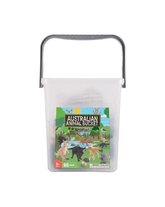 Jeu de seaux d'animaux australiens 60 pièces