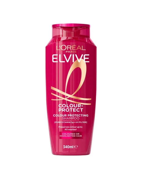 L'Oreal Paris Elvive Color Protège Shampoo 340ml - Filtre Vitamine Cg et UV