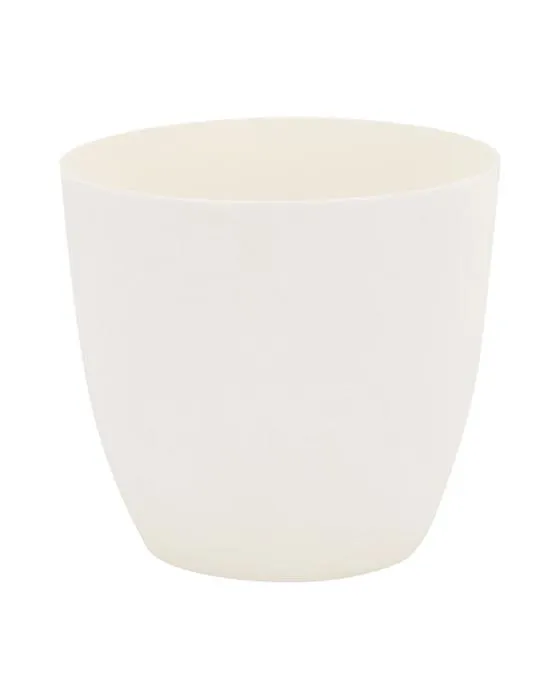 Pot en plastique de 12cm - Blanc