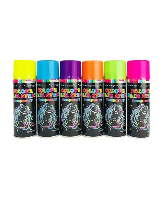 Spray de couleur des cheveux temporaire 150ml - Assortiment