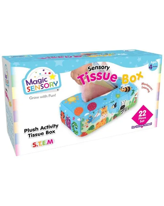 Boîte de tissu sensoriel magique