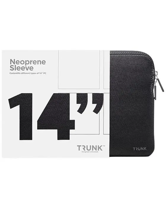 TROUVER NÉOPRENE Manches pour ordinateur portable 14 Noir