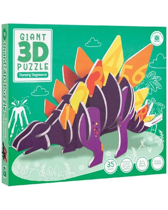 Apprendre peut être amusant Giant 3D Puzzle Stegosaurus