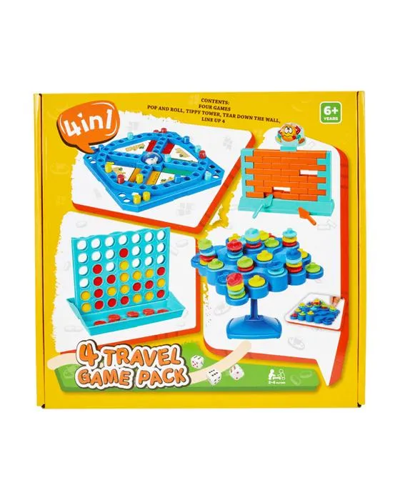 4 Pack de jeux de voyage