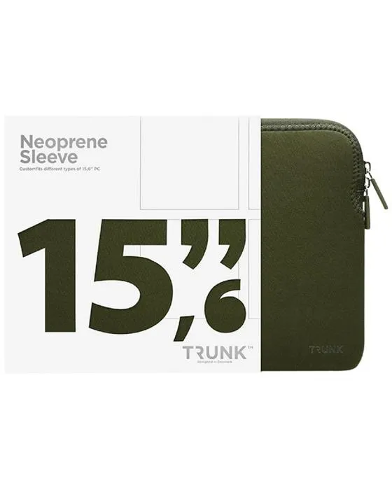 TROUVER Neoprène Manches pour ordinateur portable 15,6 Olive