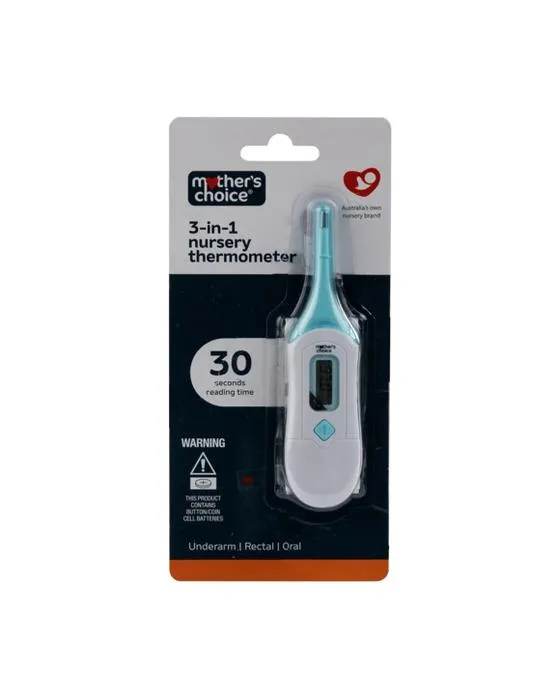 Thermomètre de maternelle 3-en-1 de choix de la mère