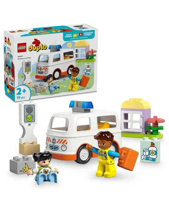 Ambulance de ville et chauffeur LEGO® DUPLO 10447 - Multi